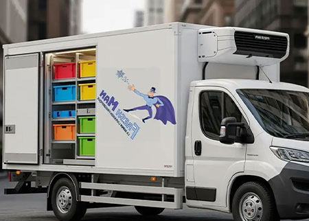 Véhicules Fresh Man | Location de véhicules frigorifiques avec chauffeur