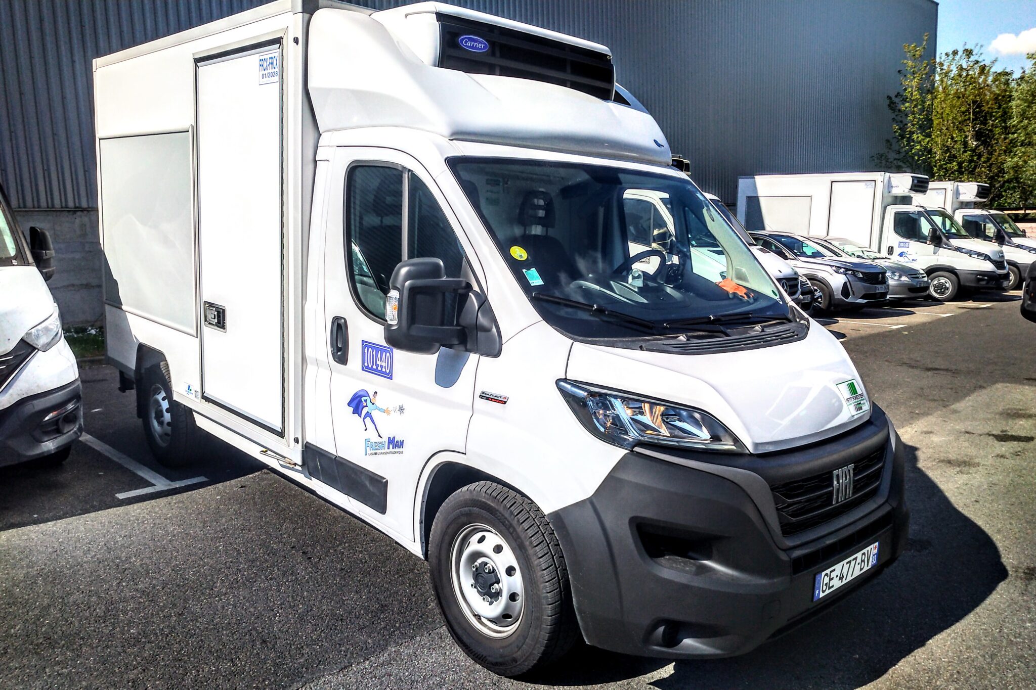 Nos Véhicules Fresh Man | Location de véhicules frigorifiques avec chauffeur